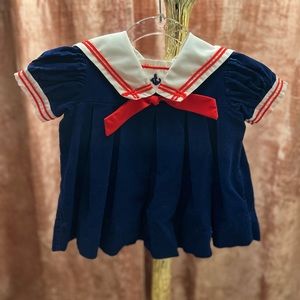 VINTAGE Corduroy 12 Baby Girl Dress
